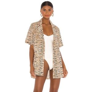 Faithfull The Brand Charlita Dress Shirt NWT